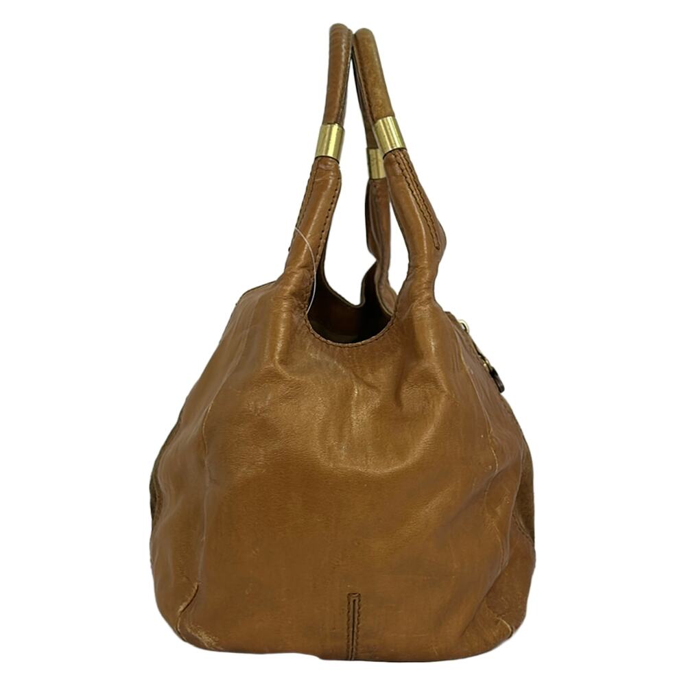 Jimmy Choo Tote Bag Light Brown Leather Suede - Picture 4 of 16